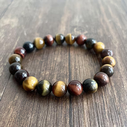 Divya Raksha Kavach" Multi Tiger Eye Courage & Strength Bracelet - Devshree Gems Exclusive