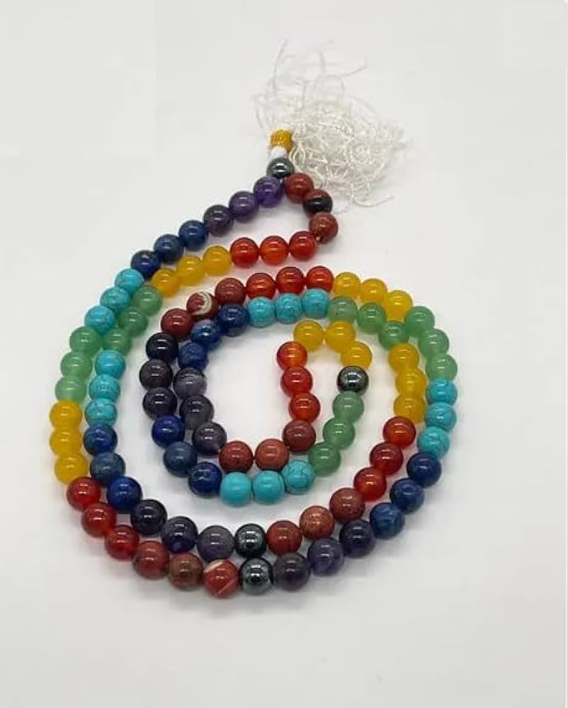 7 Chakra Healing Mala by Devshree Gems – Experience Spiritual Harmony