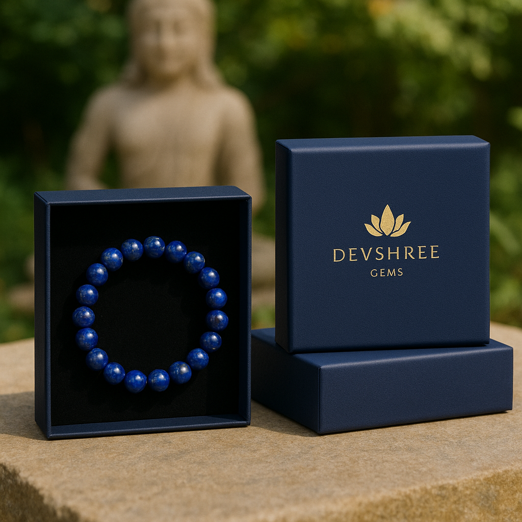 Divine Wisdom Lapis Lazuli Band - Embrace Truth & Clarity